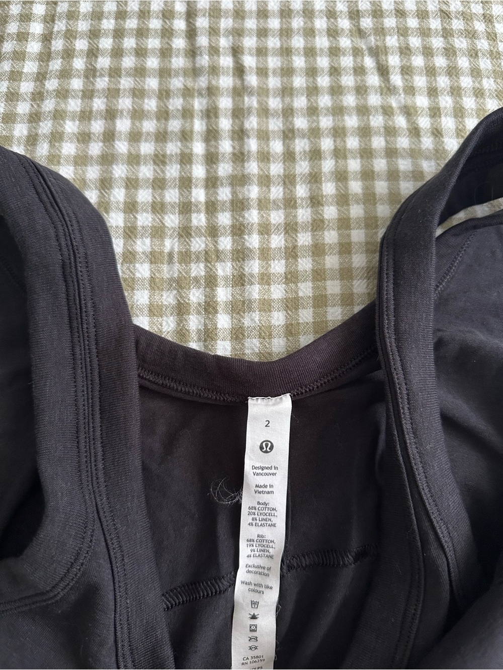 Lululemon Athletica Black Women's Tank Dress - Picture 3 of 3